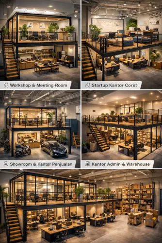 Mezzanine Ruang Kantor di Bandara Soekarno-hatta